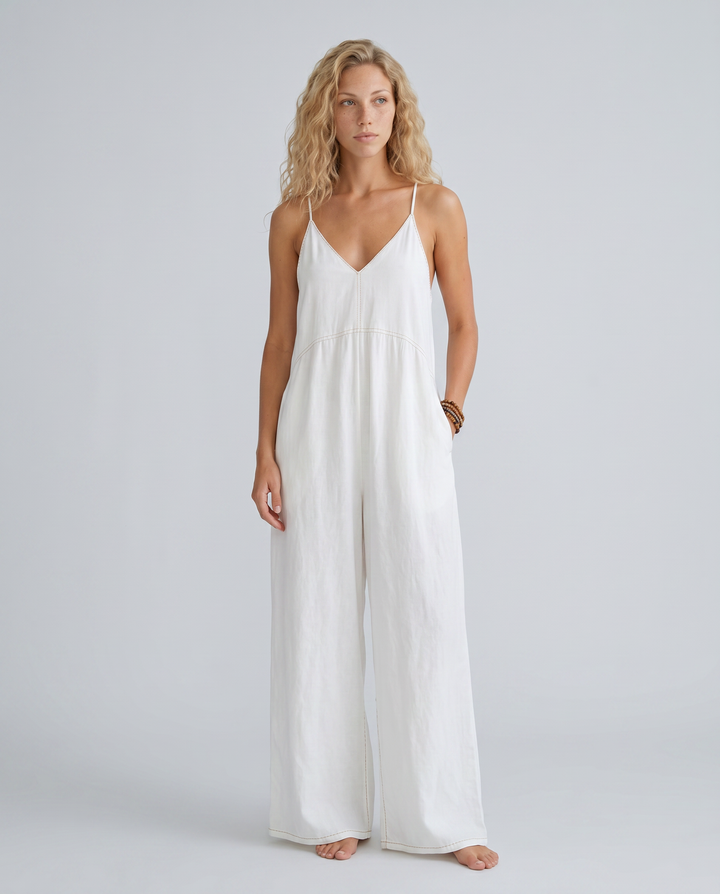 Aileen | Sleeveless Loose Wide-Leg Jumpsuit