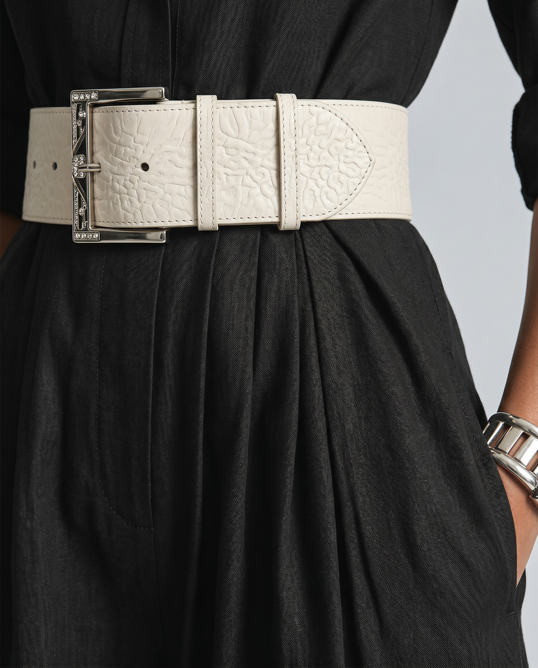 Leah | Belted Wide-Leg Jumpsuit
