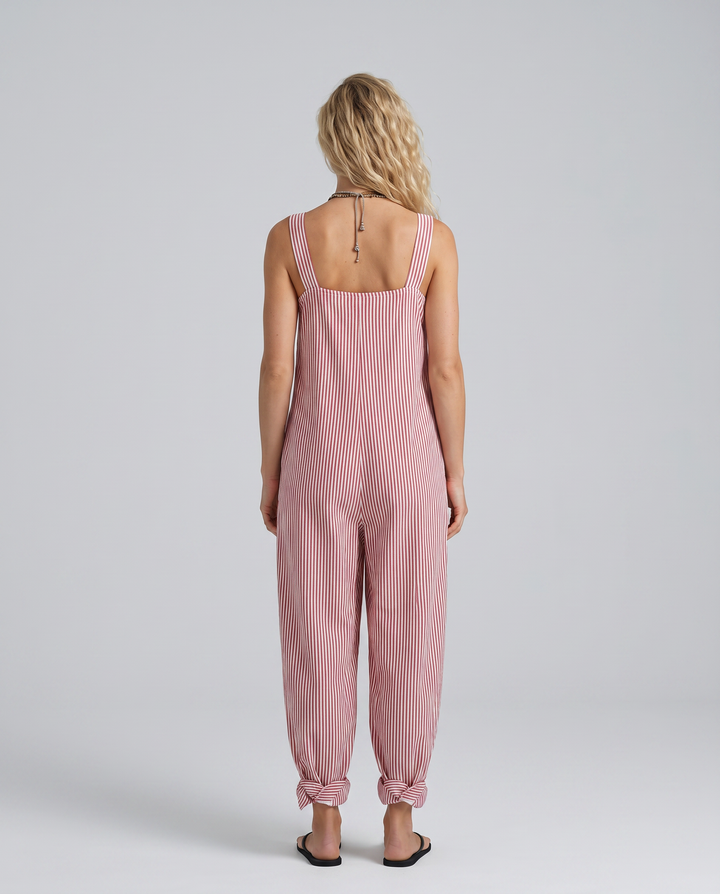 Marlowe | Striped Sleeveless Jumpsuit with Relaxed Fit