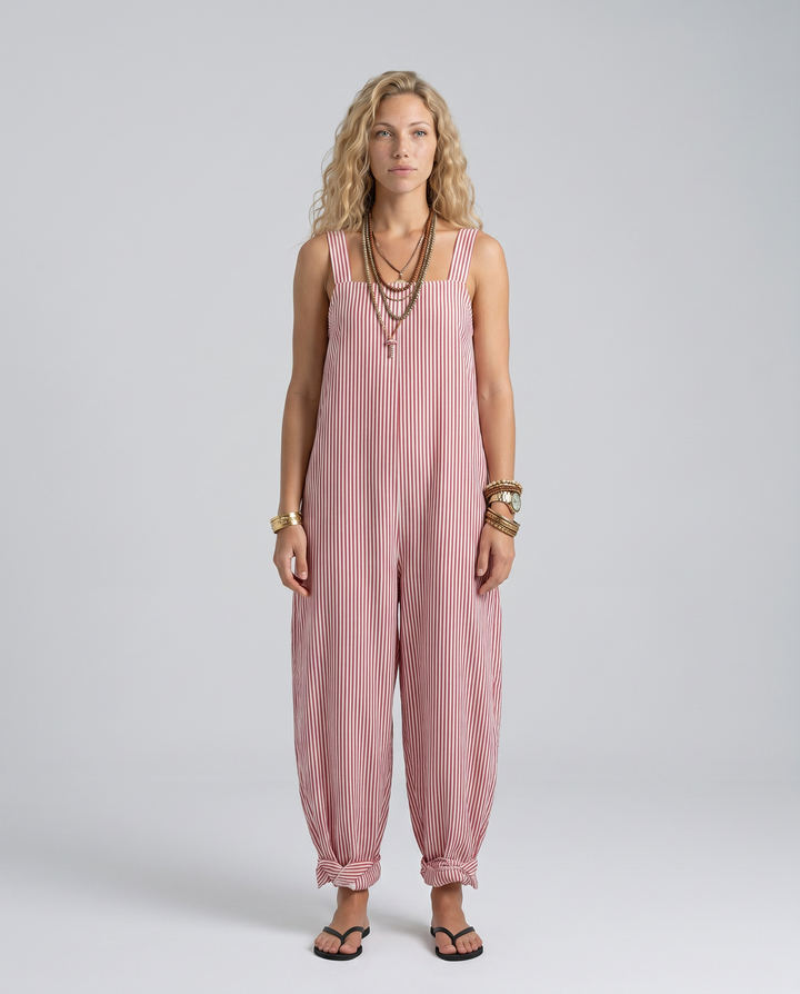 Marlowe | Striped Sleeveless Jumpsuit with Relaxed Fit