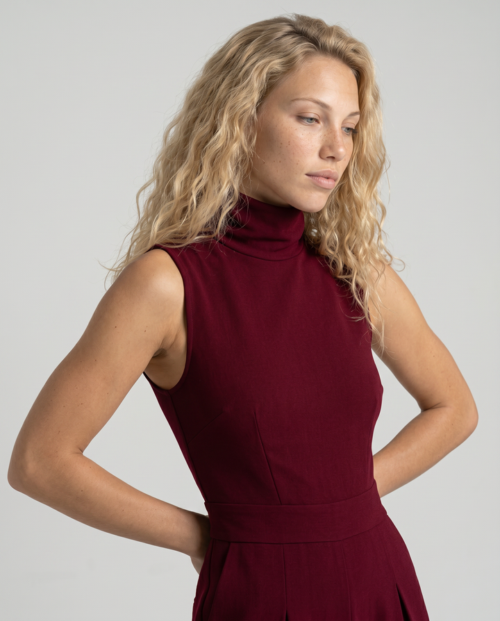 Iris | Sleeveless Wide-Leg Jumpsuit