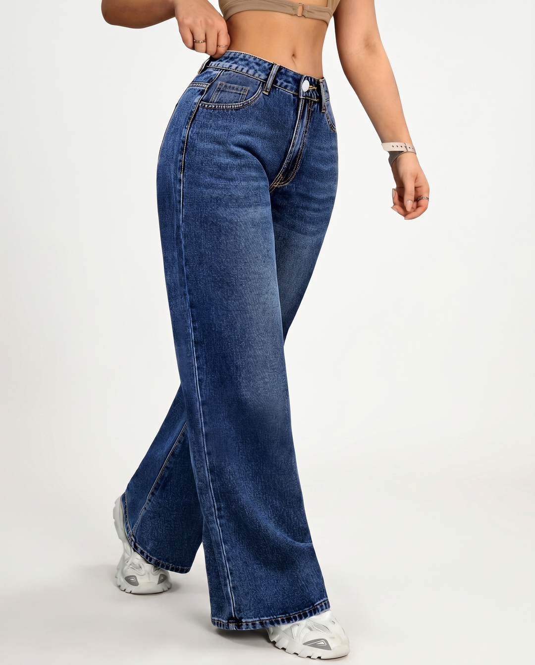Lorrie | Straight-Leg Wide Jeans