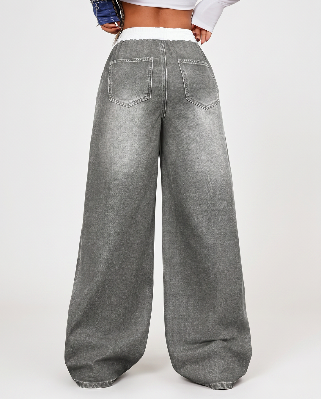 Diane | Wide-Leg Jeans with Drawstring Waist