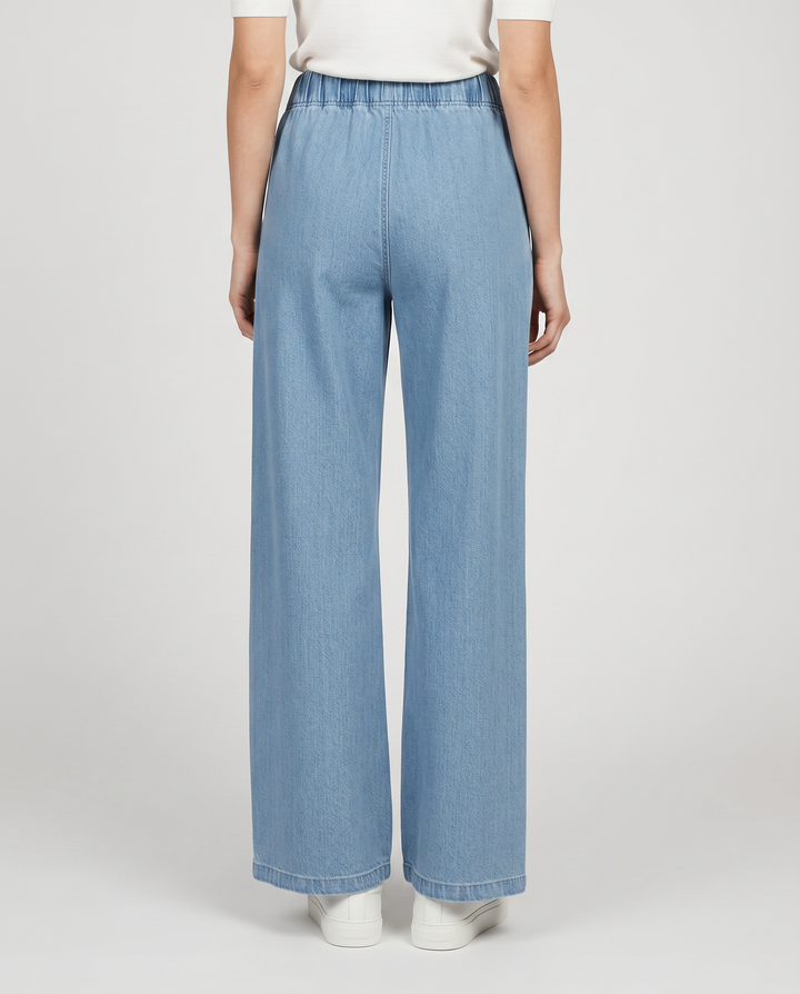 Dina | Wide-Leg Jeans with Elastic Waist