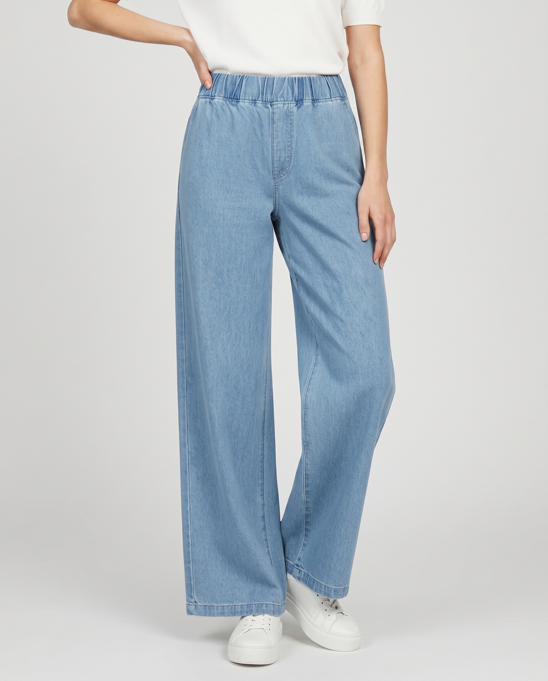 Dina | Wide-Leg Jeans with Elastic Waist