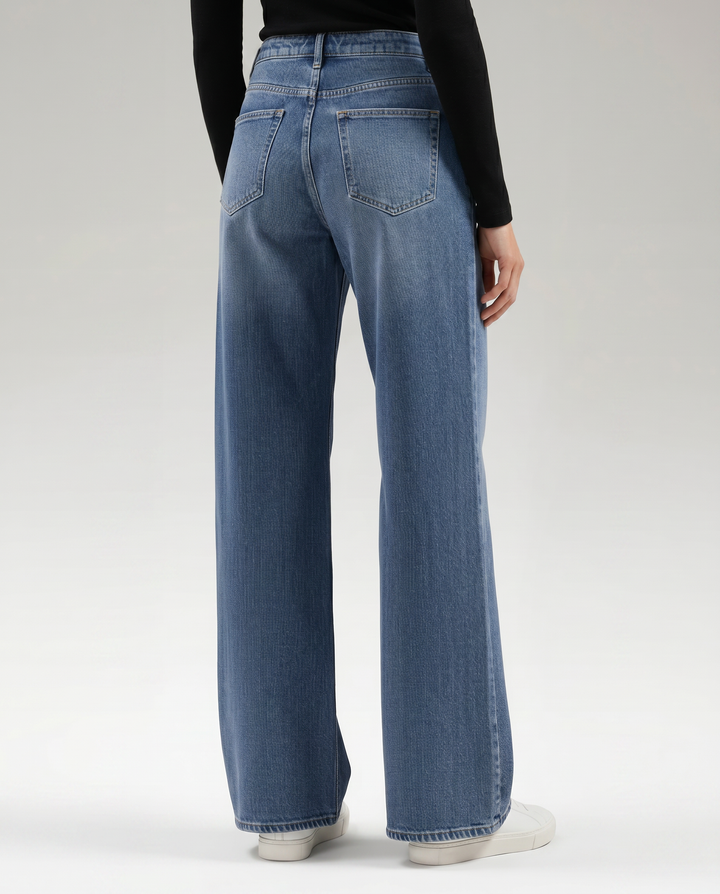 Celia | Wide-Leg Jeans with Belt Loops