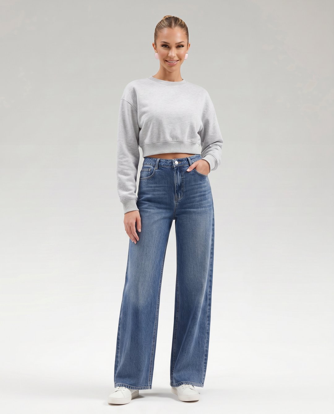 Celia | Wide-Leg Jeans with Belt Loops