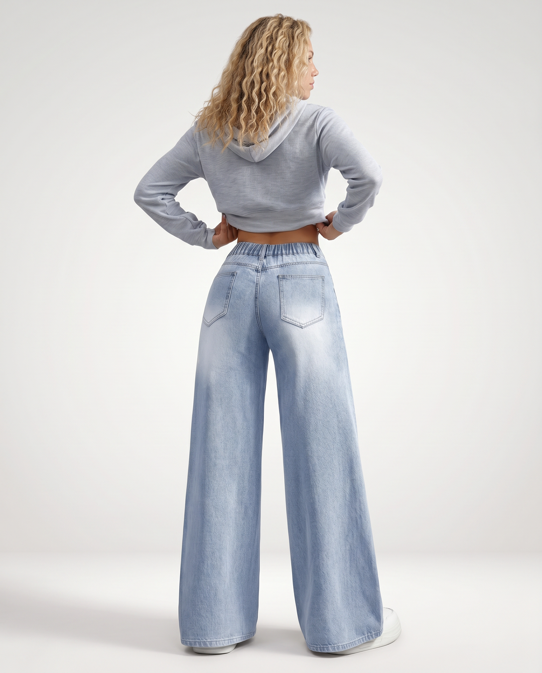 Nellie | Wide-Leg Jeans with Front Pockets