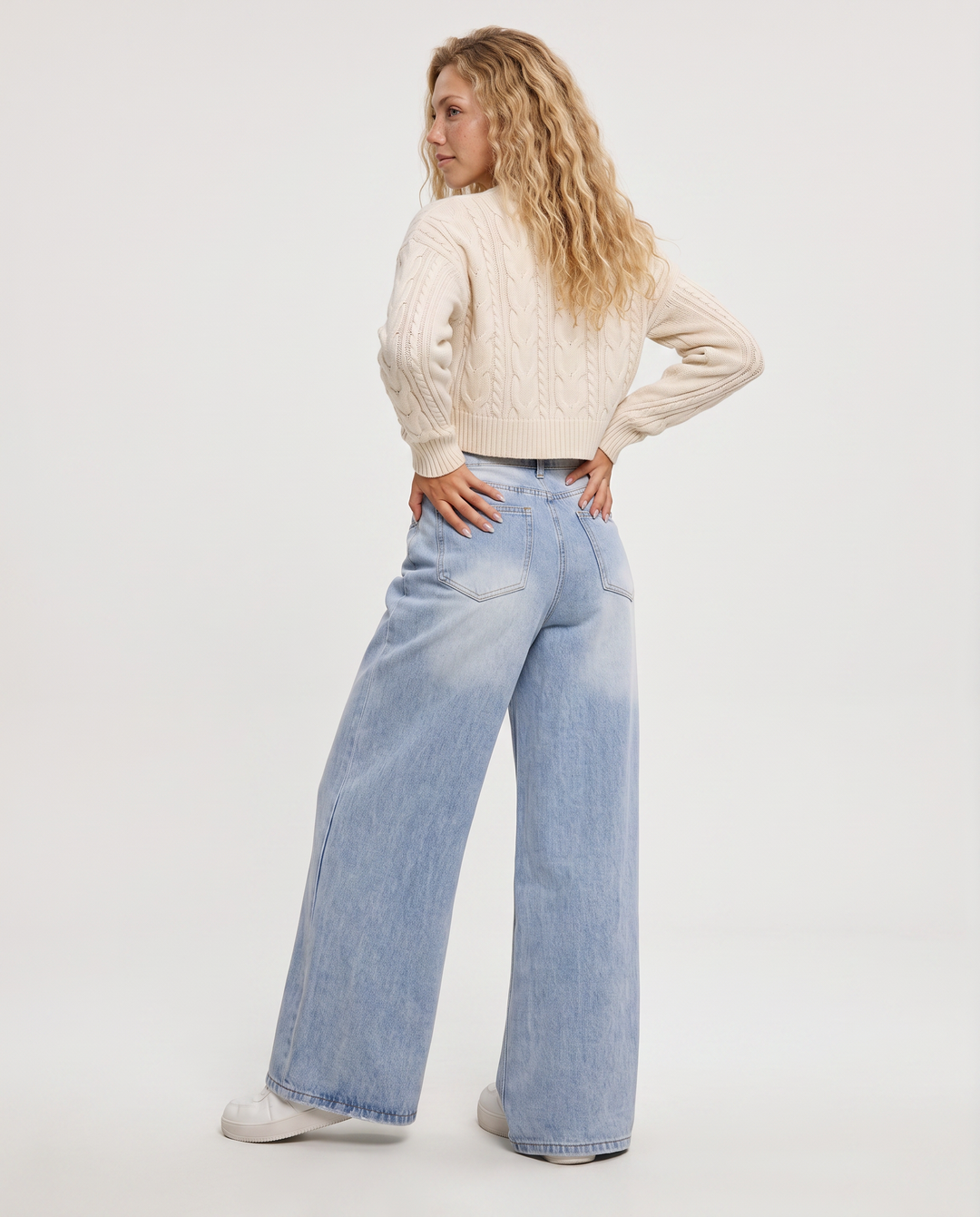 Luz | Wide-Leg Jeans with Front Pockets