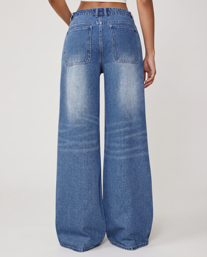 Gail | Wide-Leg Jeans with Front Pockets
