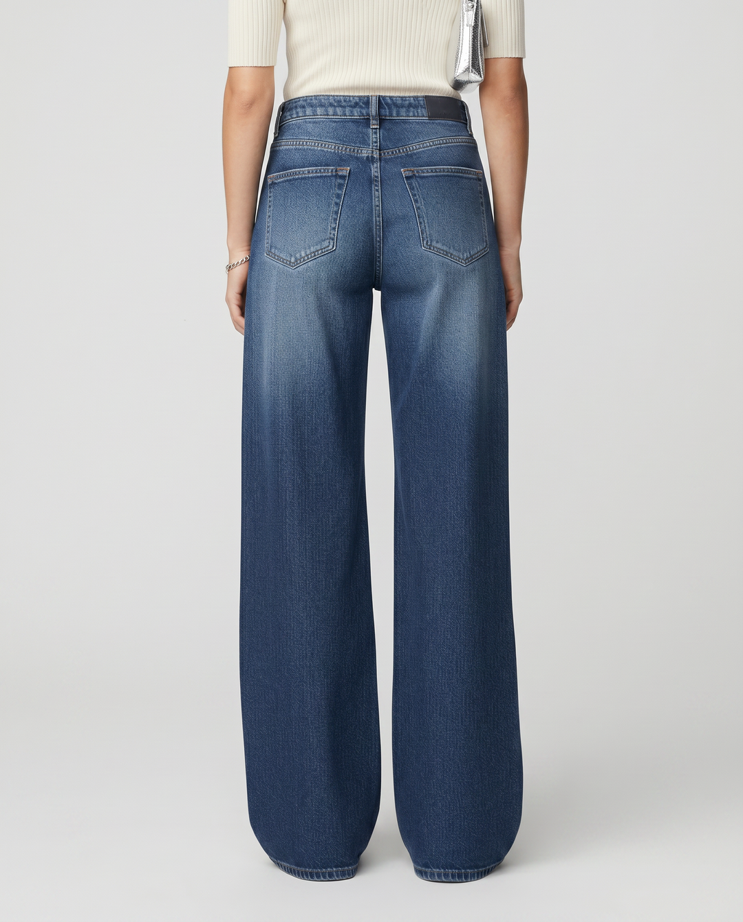 Jewell | Wide-Leg Jeans with Front Pockets