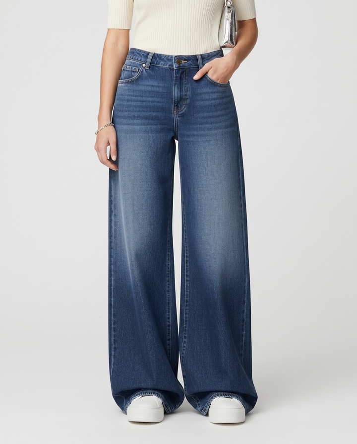 Jewell | Wide-Leg Jeans with Front Pockets