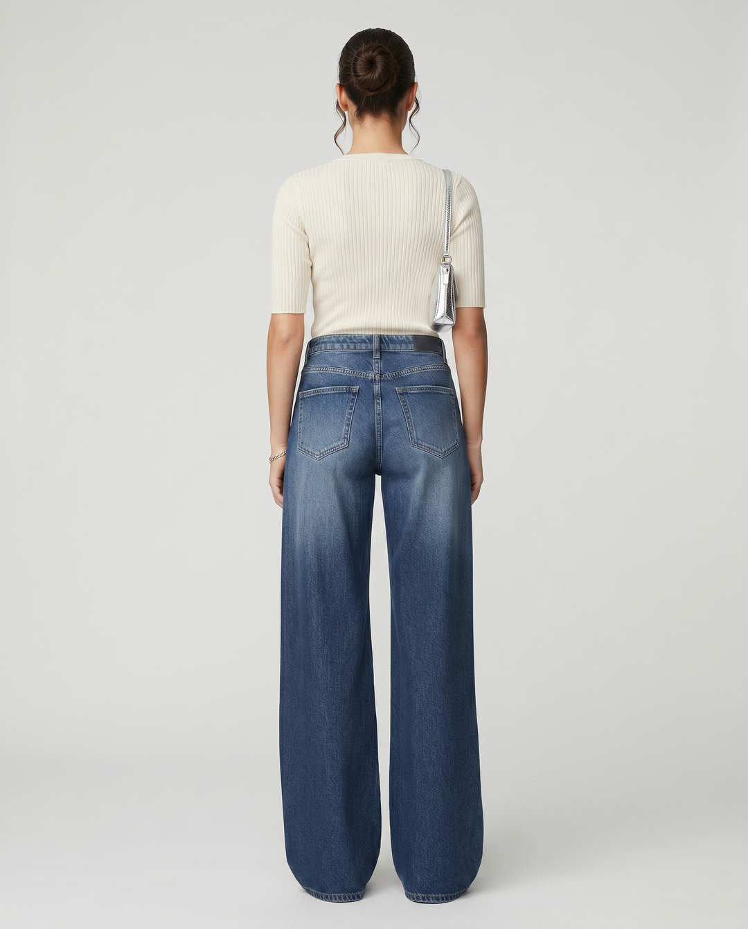 Jewell | Wide-Leg Jeans with Front Pockets