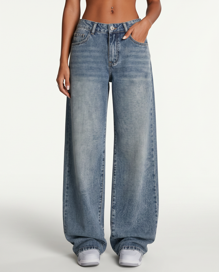 Bettye | Wide-Leg Jeans with Long Hem
