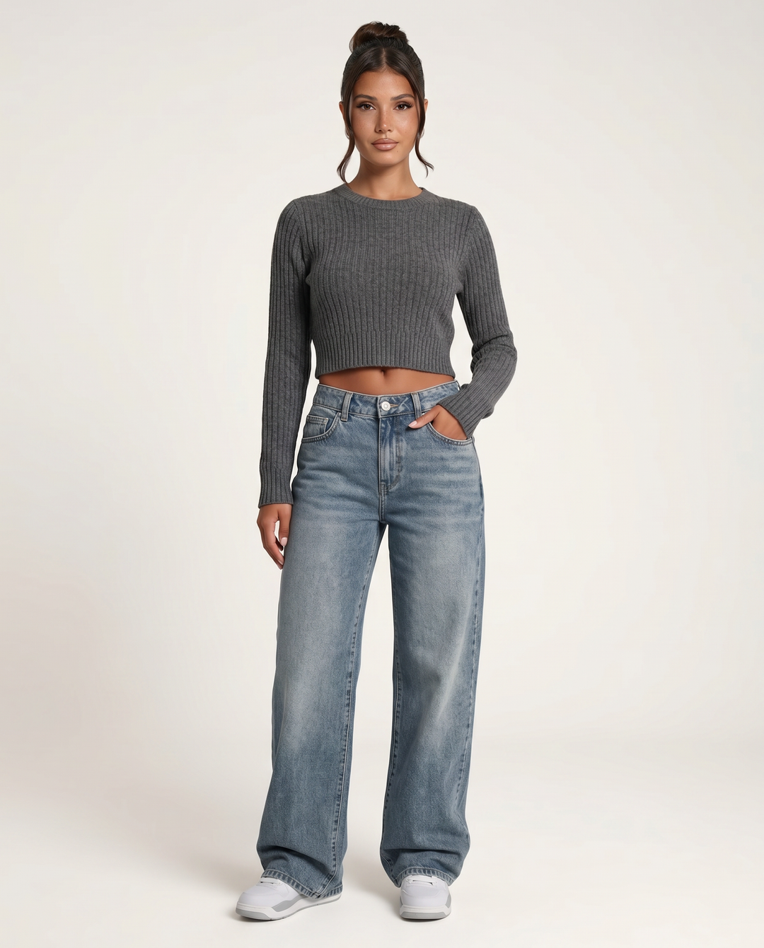 Bettye | Wide-Leg Jeans with Long Hem
