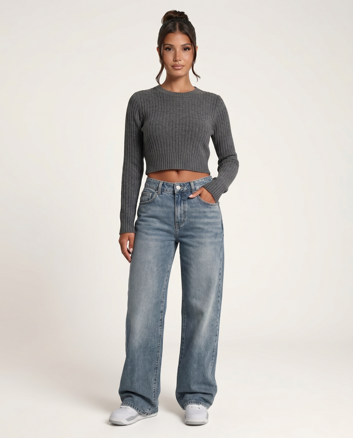 Bettye | Wide-Leg Jeans with Long Hem
