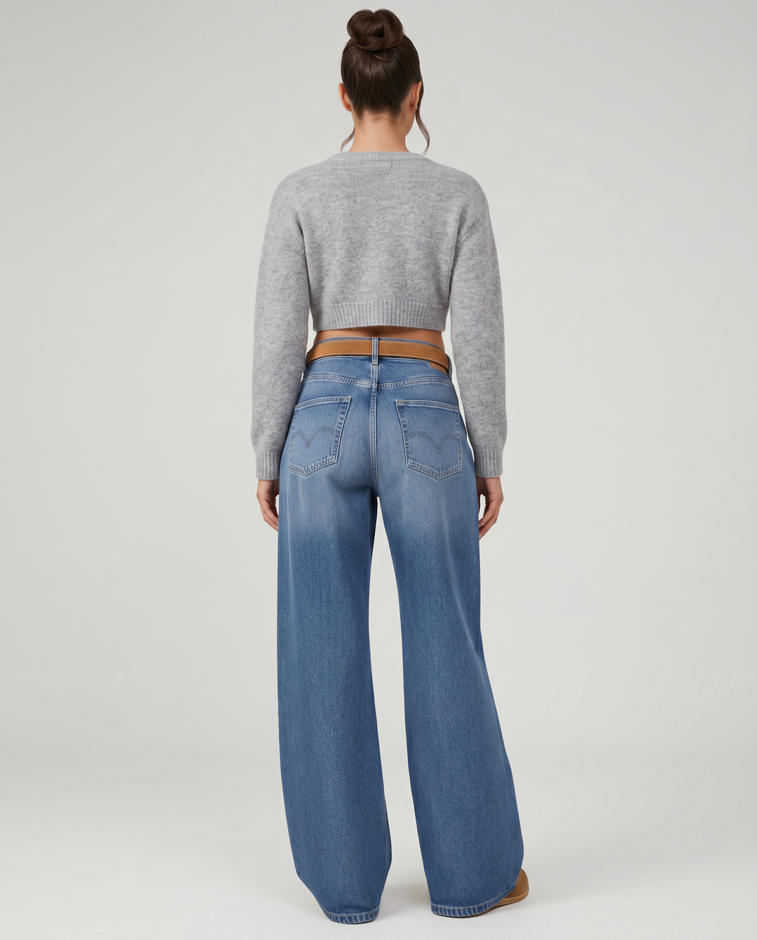 Janna | Wide-Leg Jeans with Front Fastening