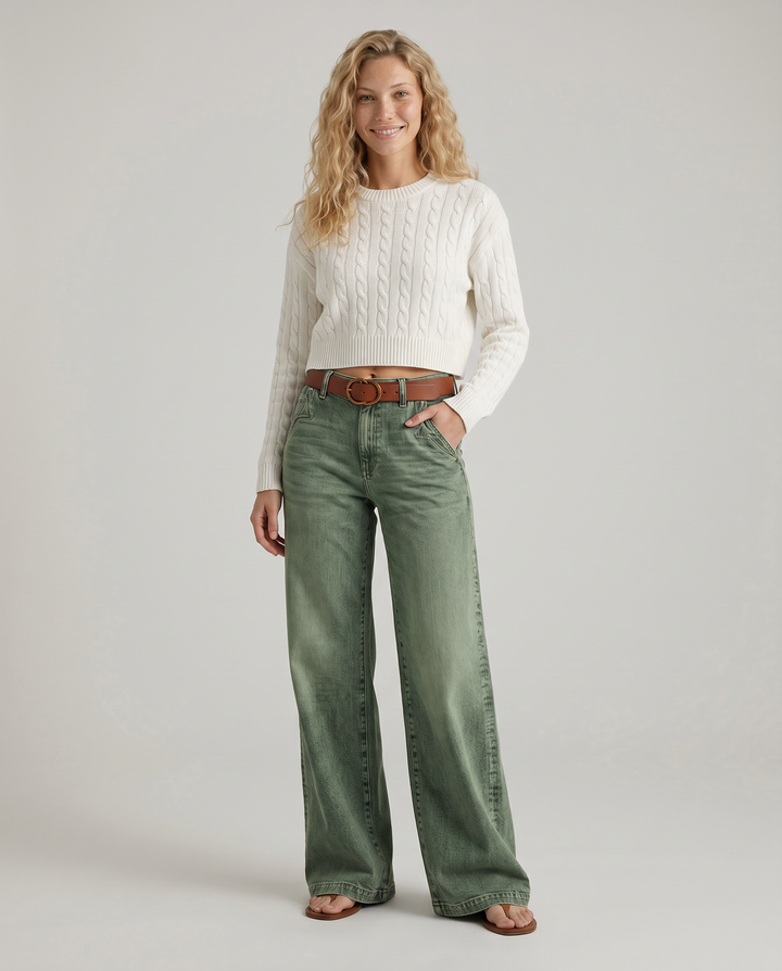 Janet | Wide-Leg Jeans with High-Rise Waist
