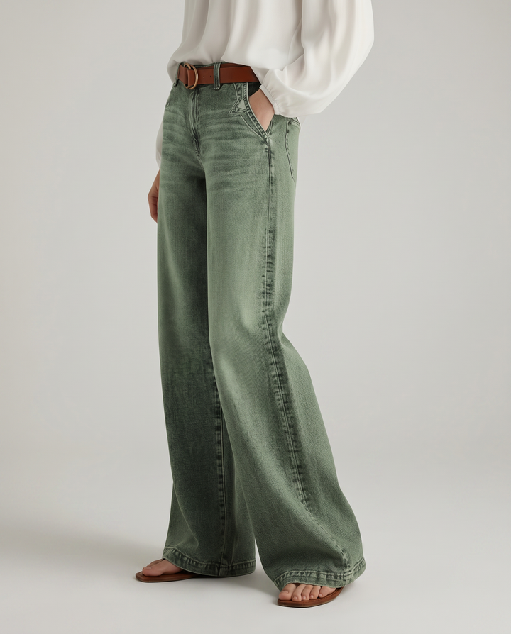 Janet | Wide-Leg Jeans with High-Rise Waist