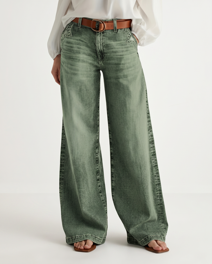 Janet | Wide-Leg Jeans with High-Rise Waist