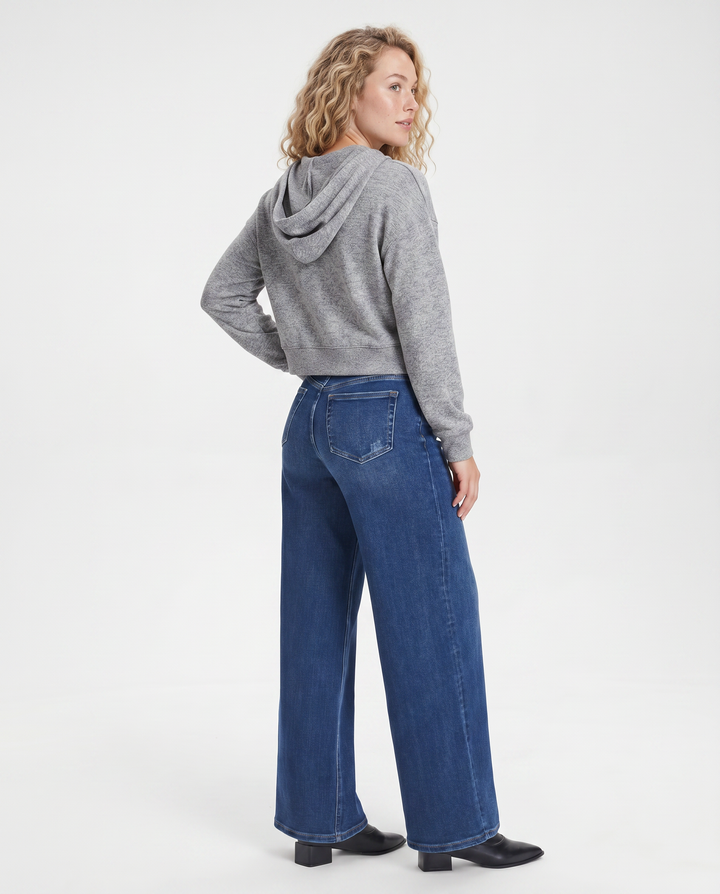 Alberta | Wide-Leg Jeans with Mid Waist