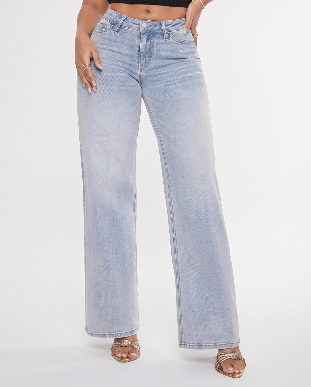 Alberta | Wide-Leg Jeans with Mid Waist