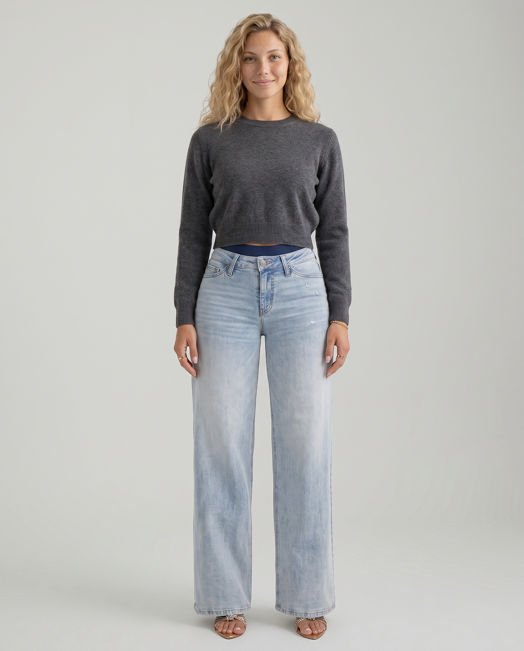 Alberta | Wide-Leg Jeans with Mid Waist