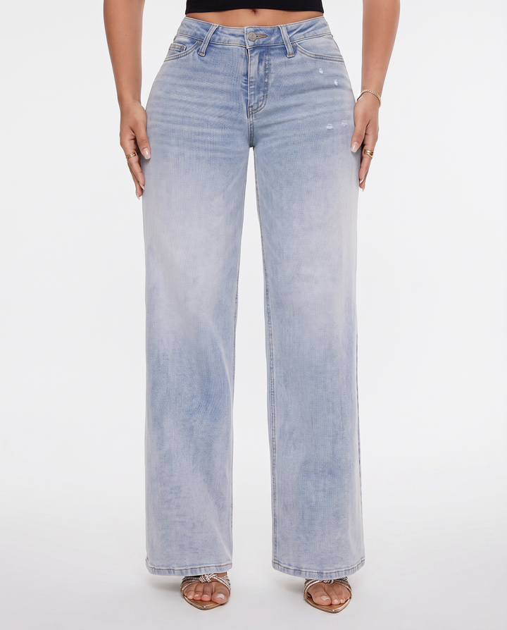 Alberta | Wide-Leg Jeans with Mid Waist