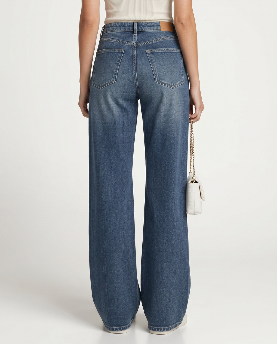 Amie | Wide-Leg Jeans with Fleece Lining