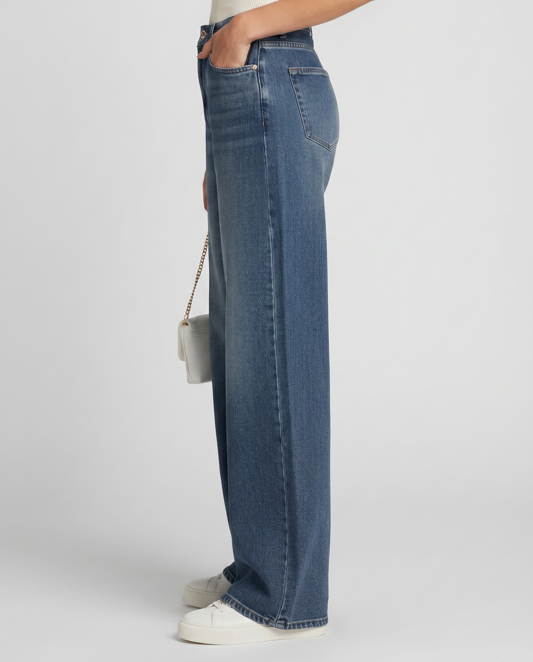 Amie | Wide-Leg Jeans with Fleece Lining