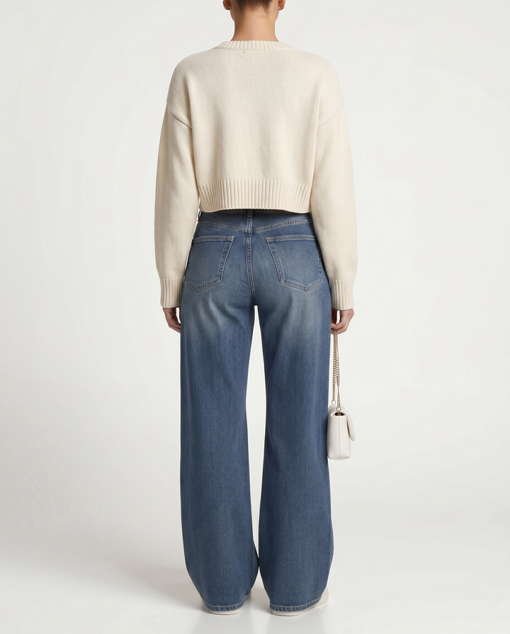 Amie | Wide-Leg Jeans with Fleece Lining