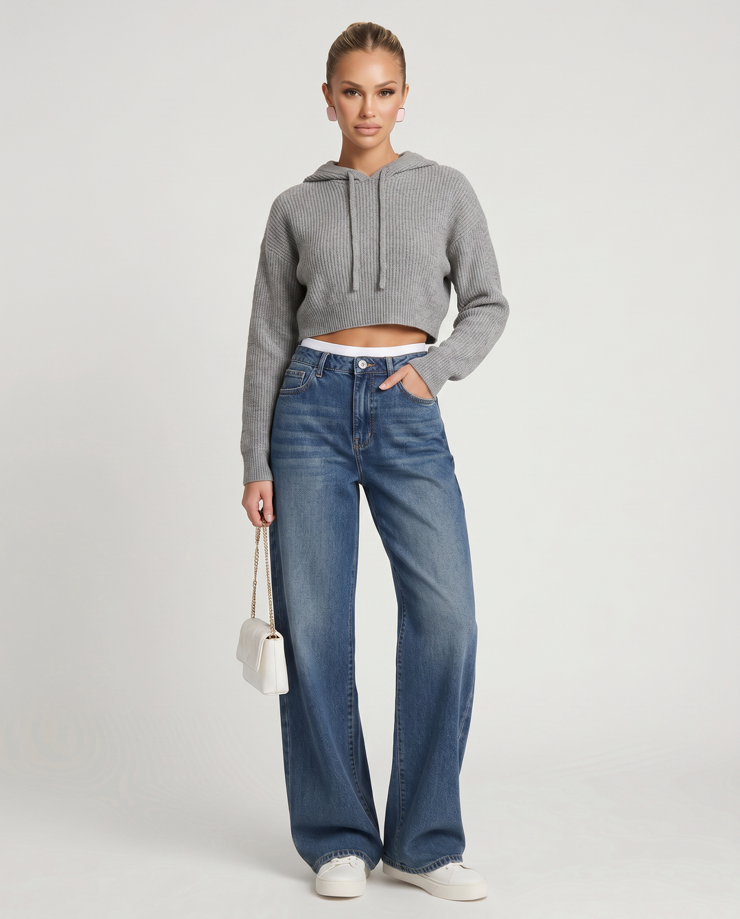 Amie | Wide-Leg Jeans with Fleece Lining
