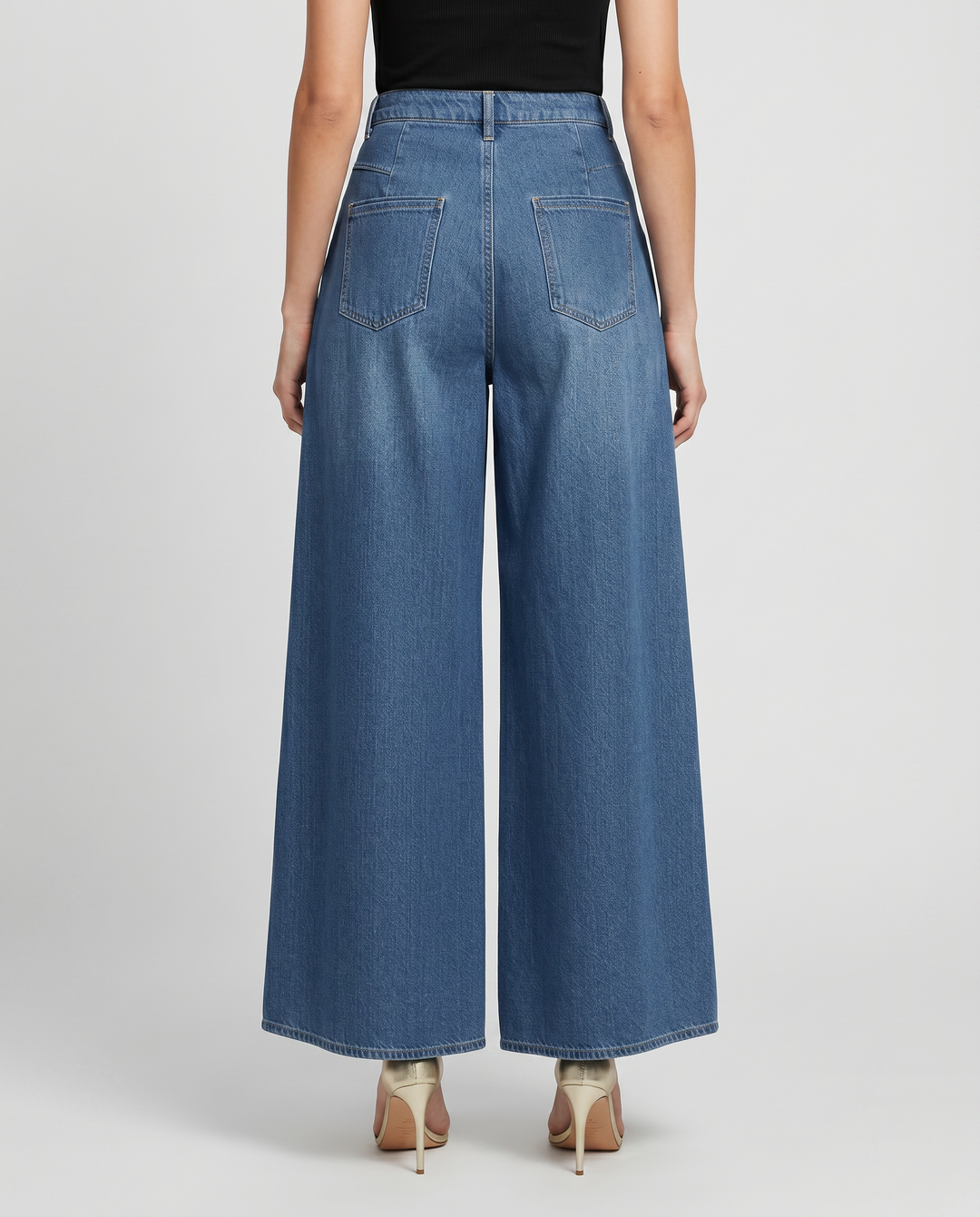 Laurie | Wide-Leg Jeans with Washed Finish