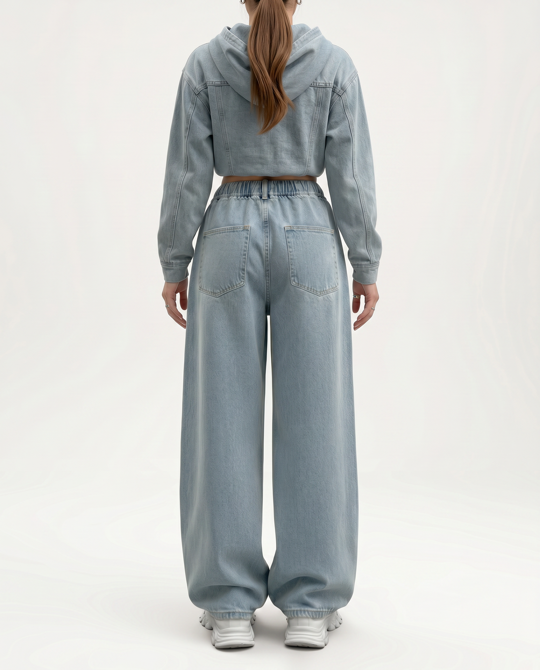 Margre | High-Waist Jeans with Drawstring Waist