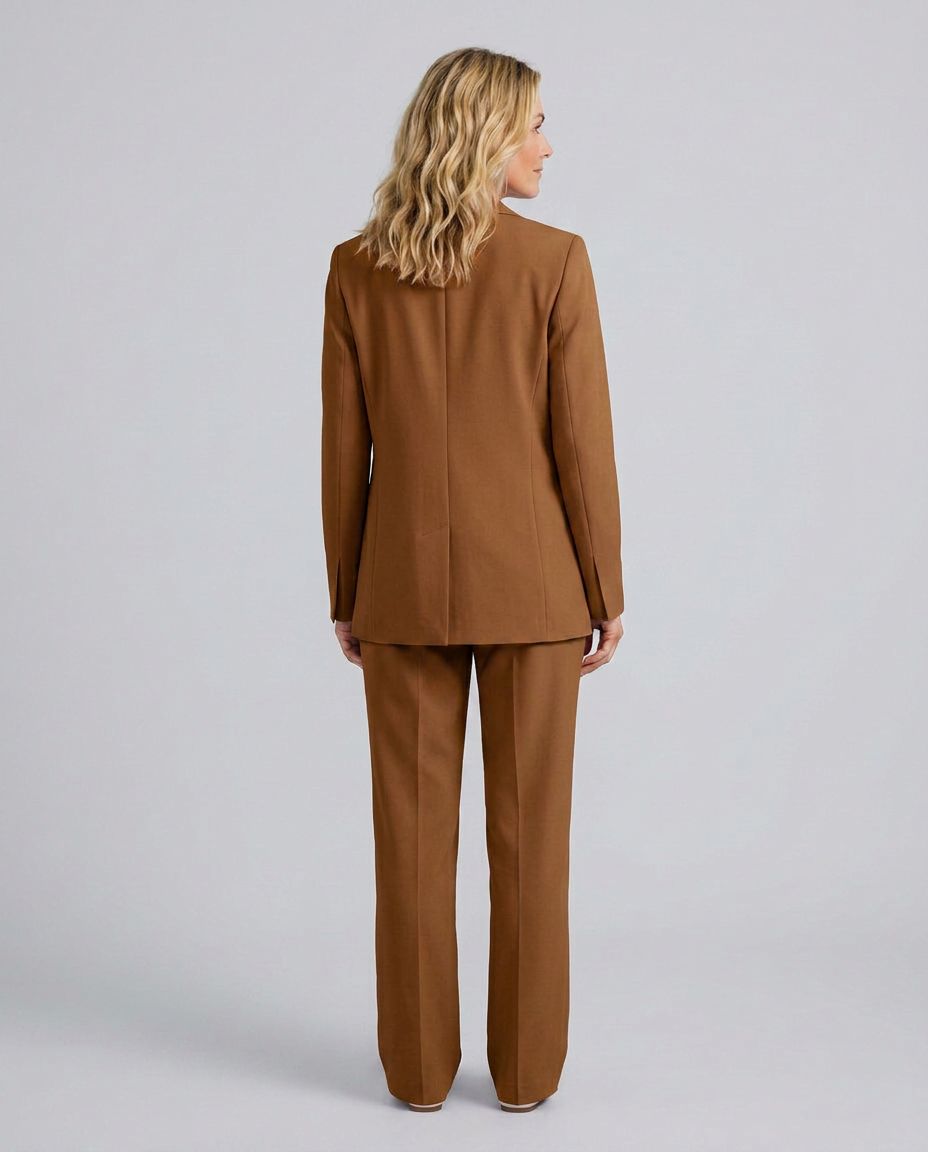 Elise | Blazer Set with Straight-Leg Trousers