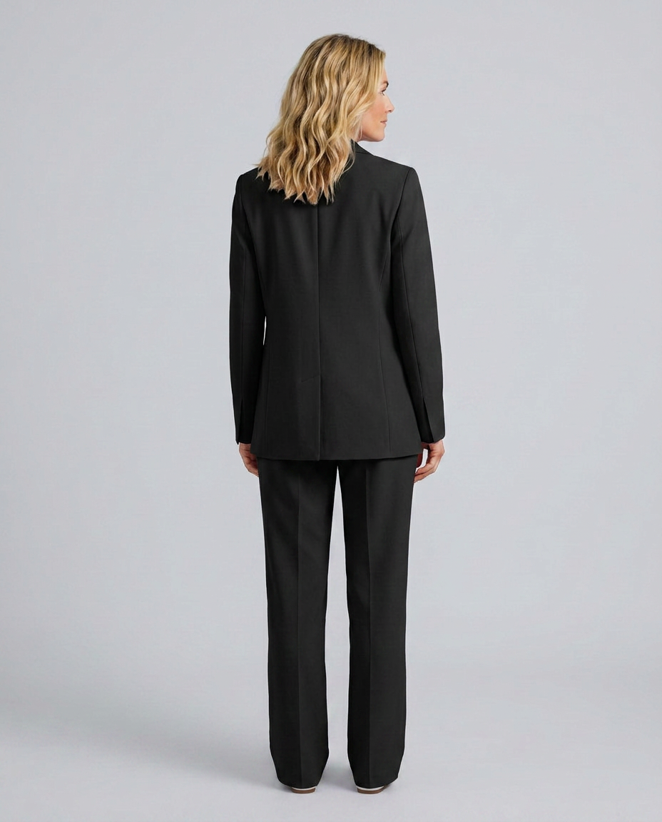 Elise | Blazer Set with Straight-Leg Trousers