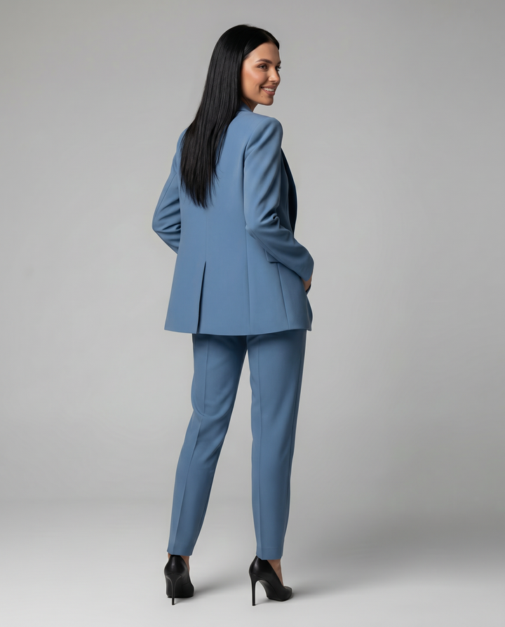 Kathleen | Blazer Set with Straight-Leg Trouser