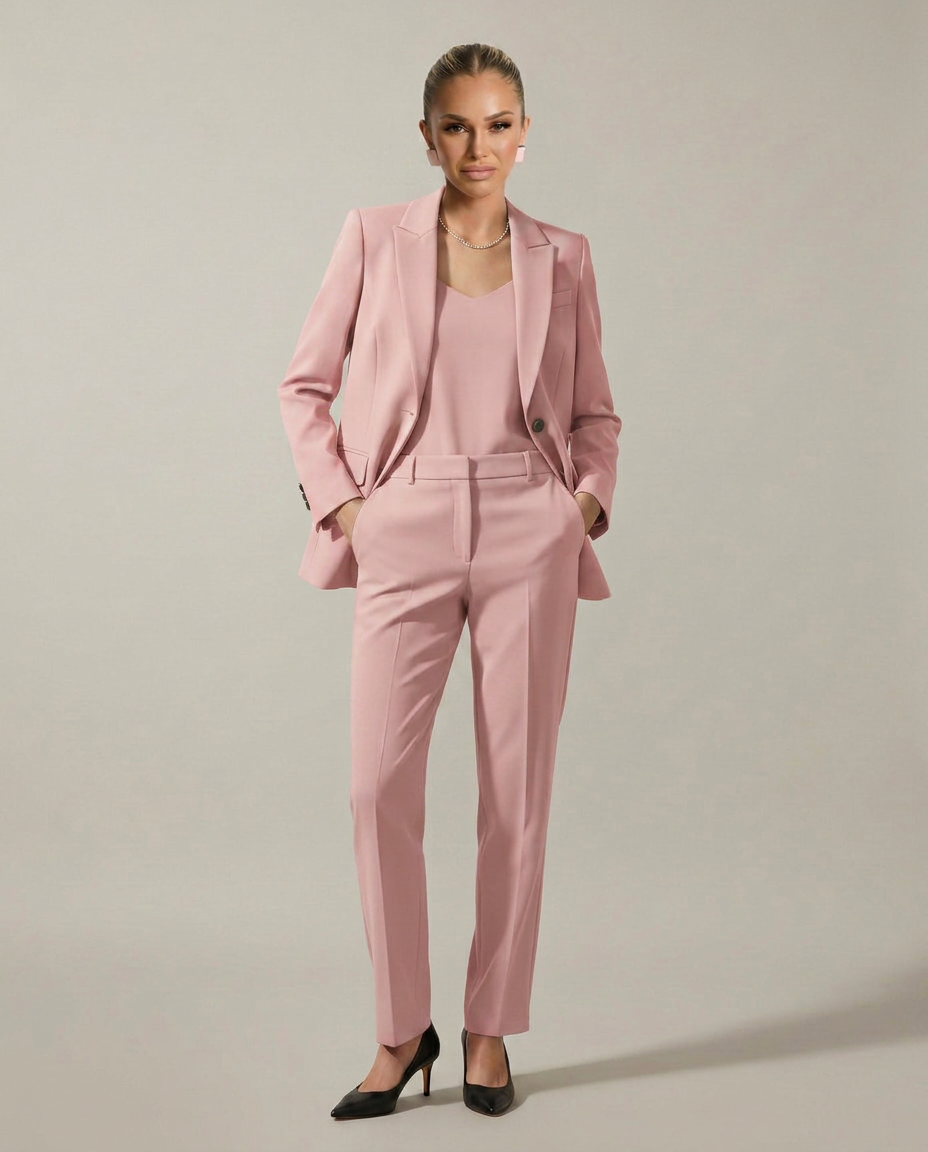 Luella | Blazer Set with Straight-Leg Trousers