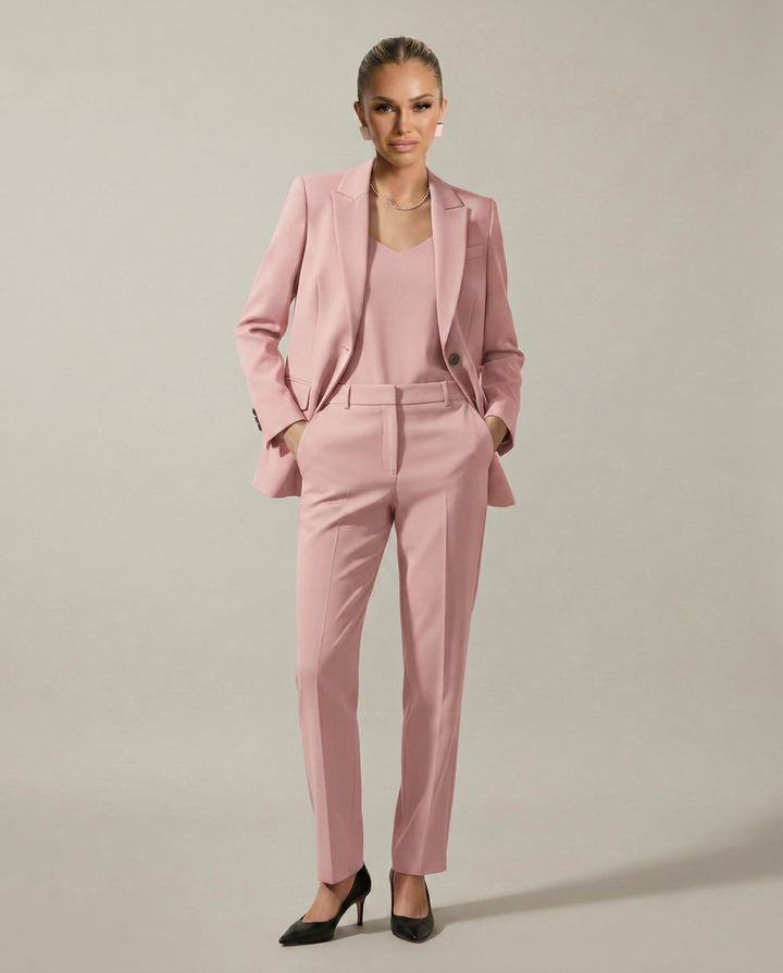 Luella | Blazer Set with Straight-Leg Trousers