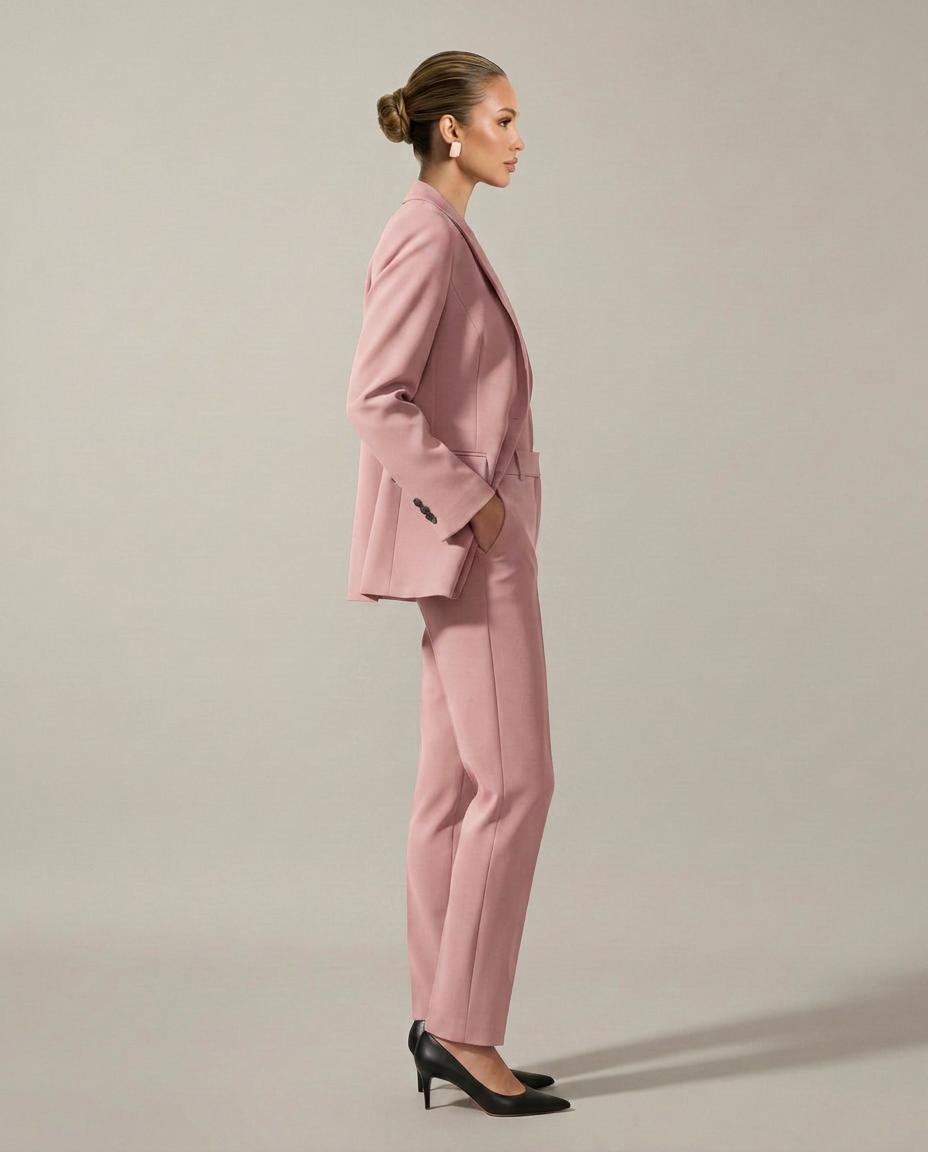 Luella | Blazer Set with Straight-Leg Trousers