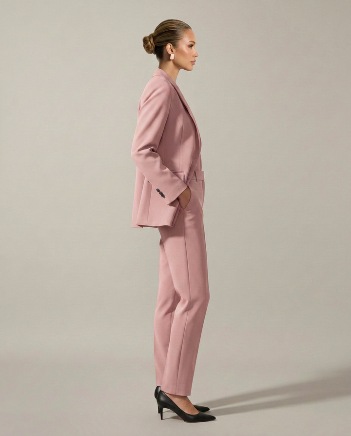 Luella | Blazer Set with Straight-Leg Trousers