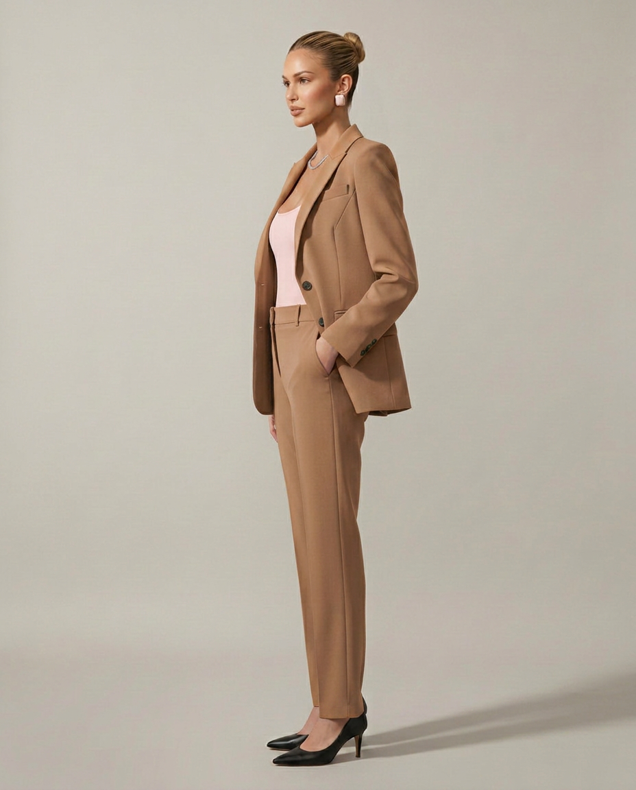 Luella | Blazer Set with Straight-Leg Trousers