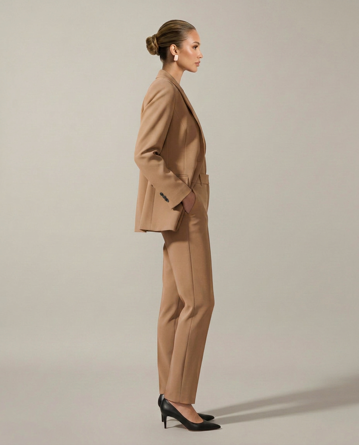 Luella | Blazer Set with Straight-Leg Trousers