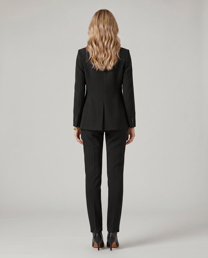 Geneva | Blazer Set with Straight-Leg Trousers