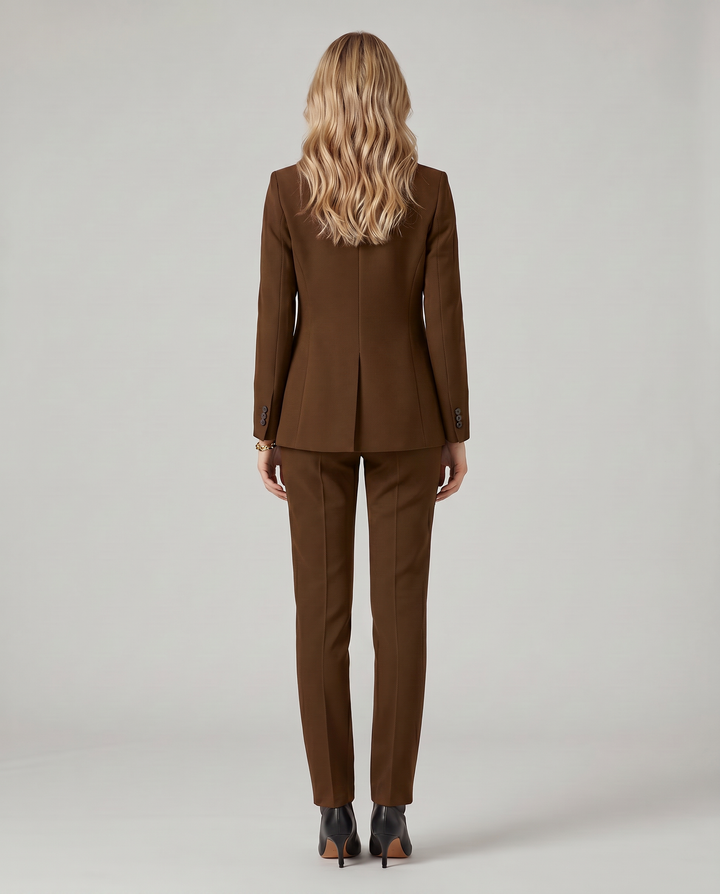 Geneva | Blazer Set with Straight-Leg Trousers