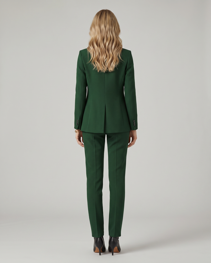 Geneva | Blazer Set with Straight-Leg Trousers