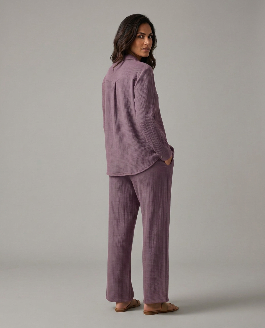 Susie | Two-Piece Set with Wide Trousers