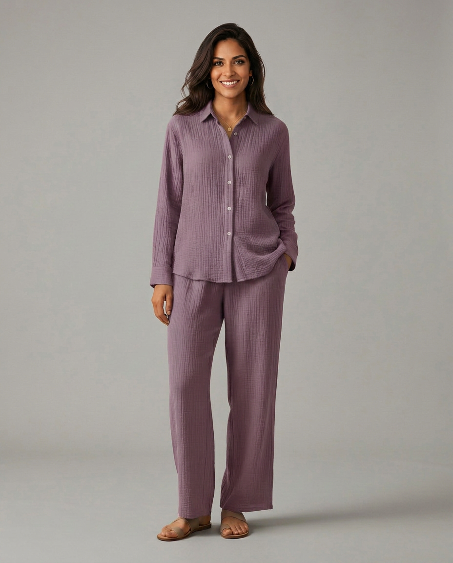 Susie | Two-Piece Set with Wide Trousers