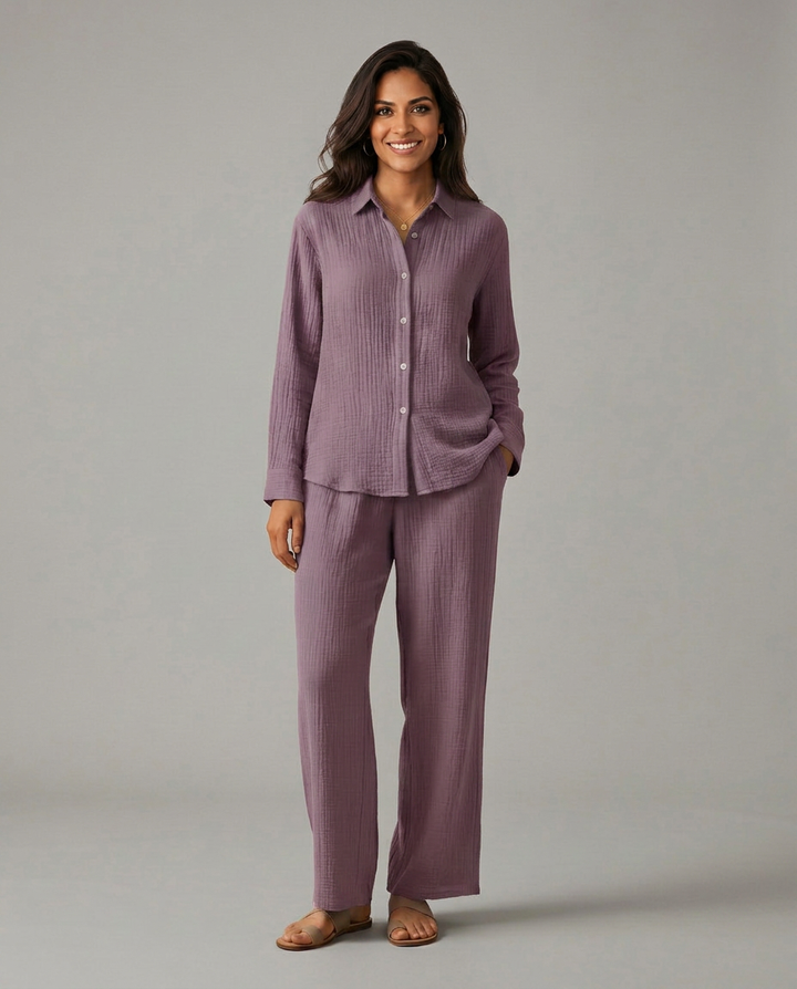 Susie | Two-Piece Set with Wide Trousers