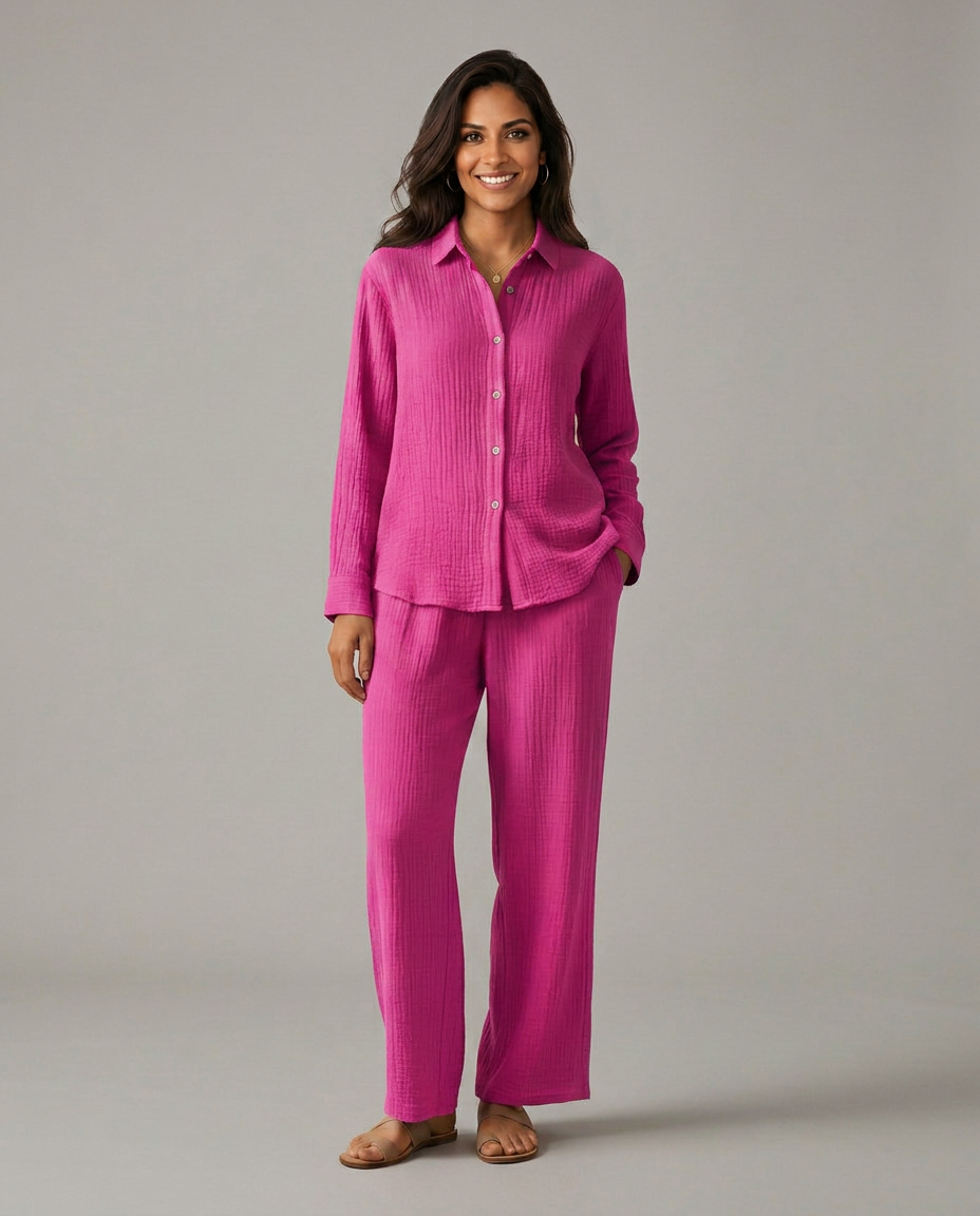 Susie | Two-Piece Set with Wide Trousers